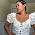 white eyelet for the end of summer