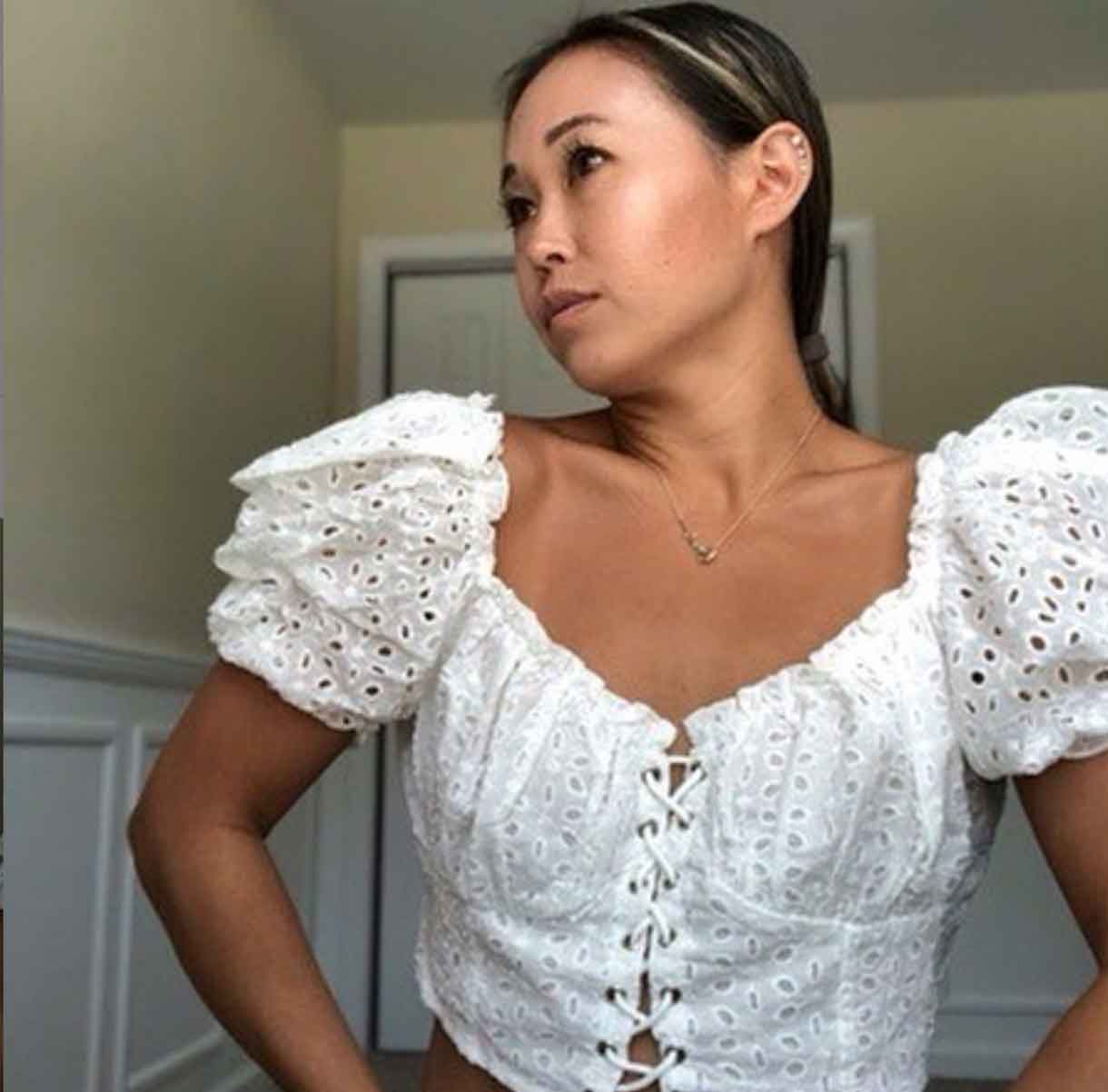 white eyelet for the end of summer