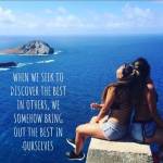 find the good in others