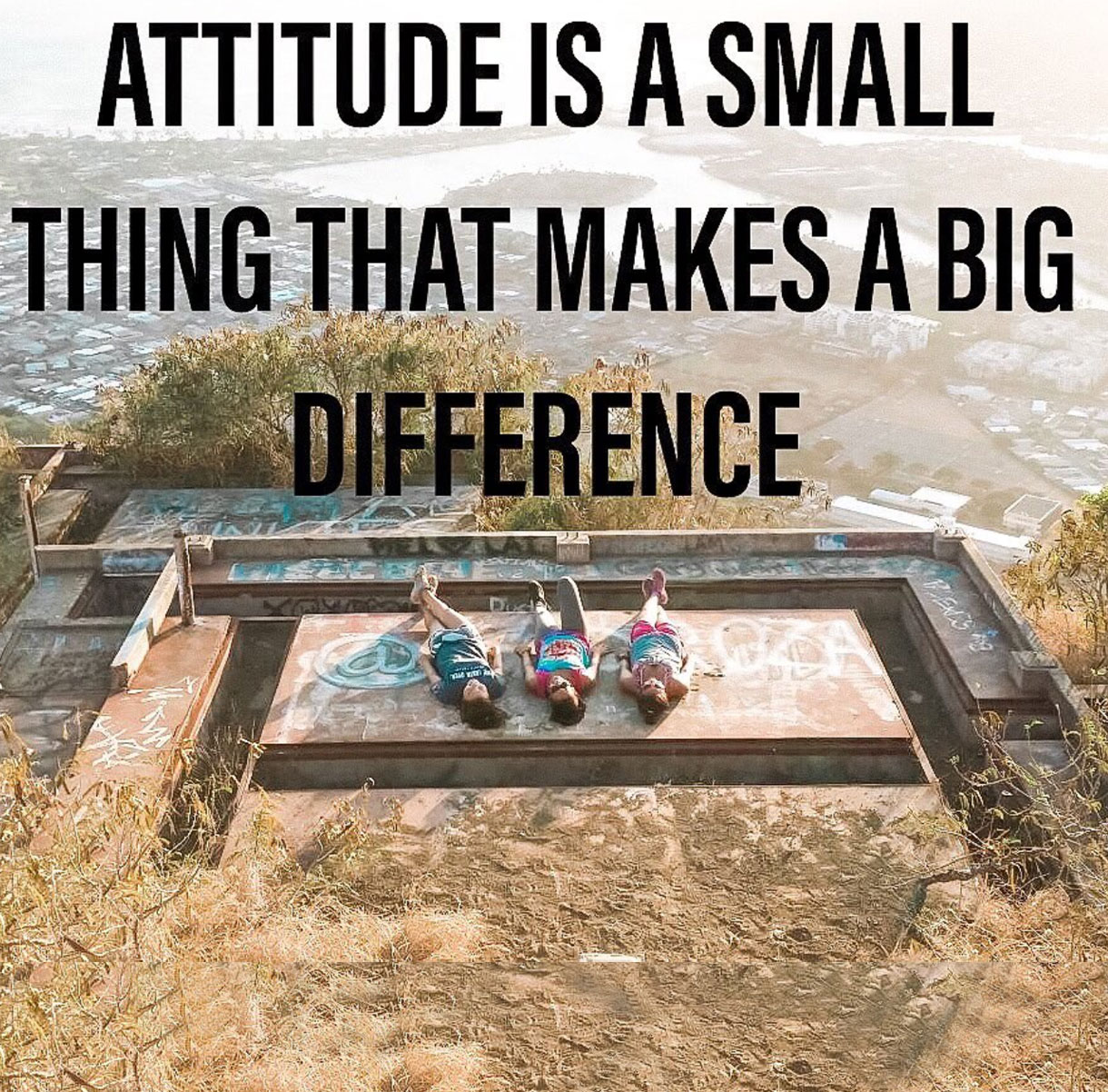attitude is a small thing that makes a big differenece
