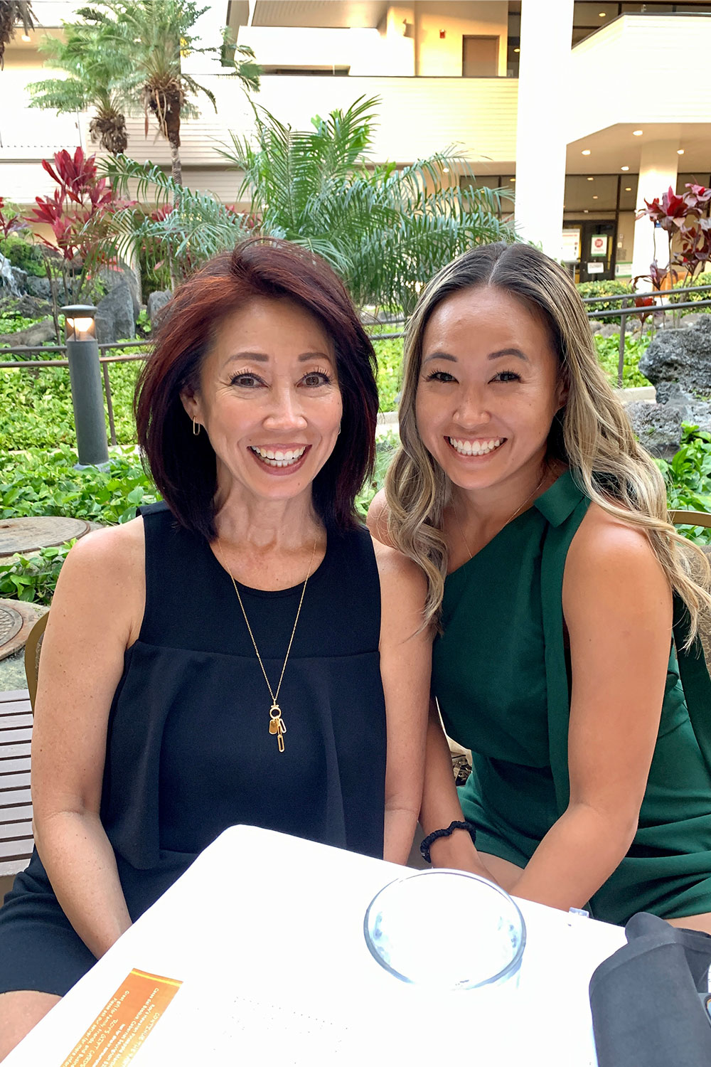 casual outfits simple-black-dress-and-green-romper