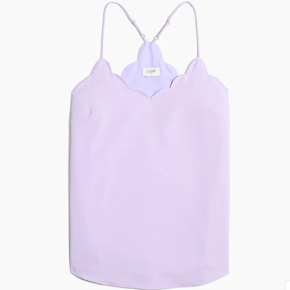 lavender jcrew scallop