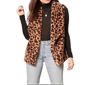 leopard vest nordstrom