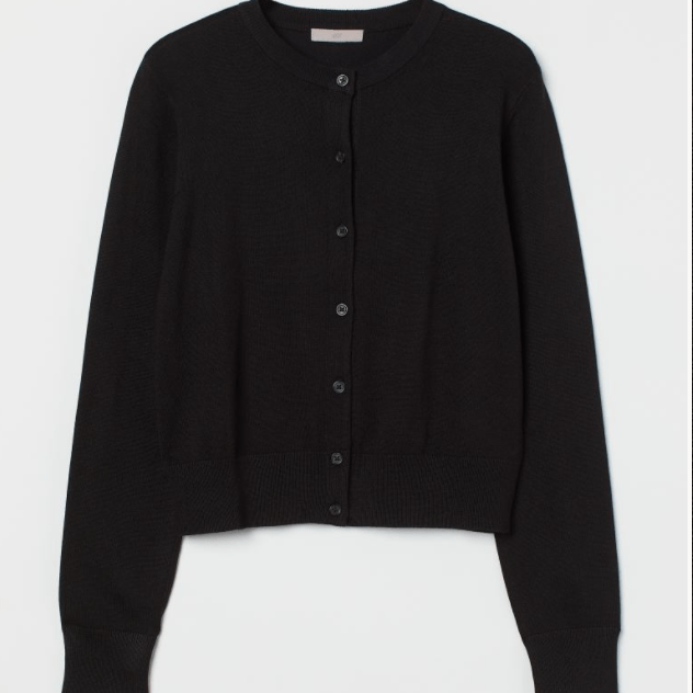 black H&M CARDIGAN