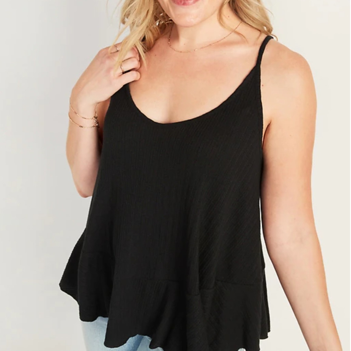 old navy black cami