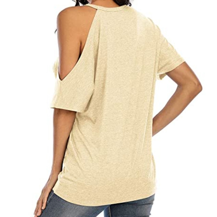 shoulder cutout in cream amazon