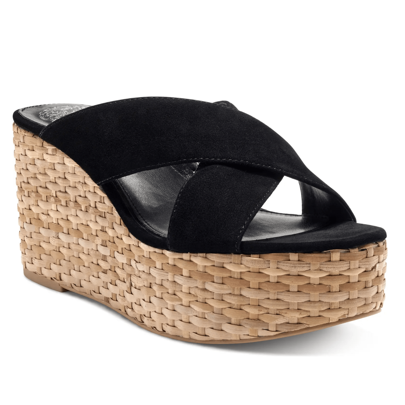 wedge espadrille in black