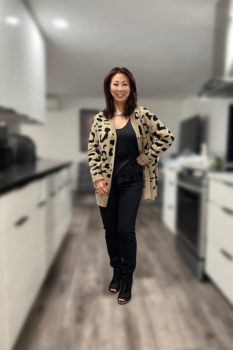 LEOPARD CARDIGAN AMAZON