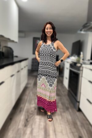 colorful maxi dress