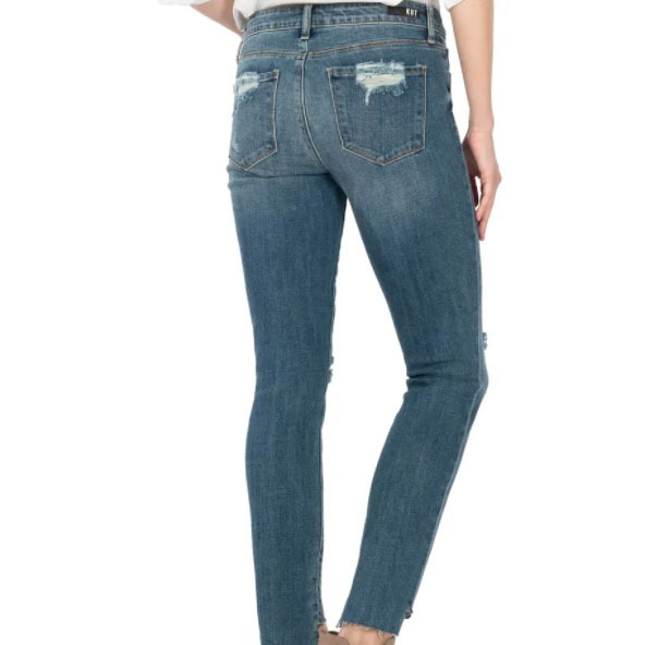 jeans midrise medium color