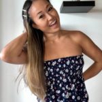 ditsy floral bandana tube top