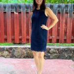 dresses for work in navy blue