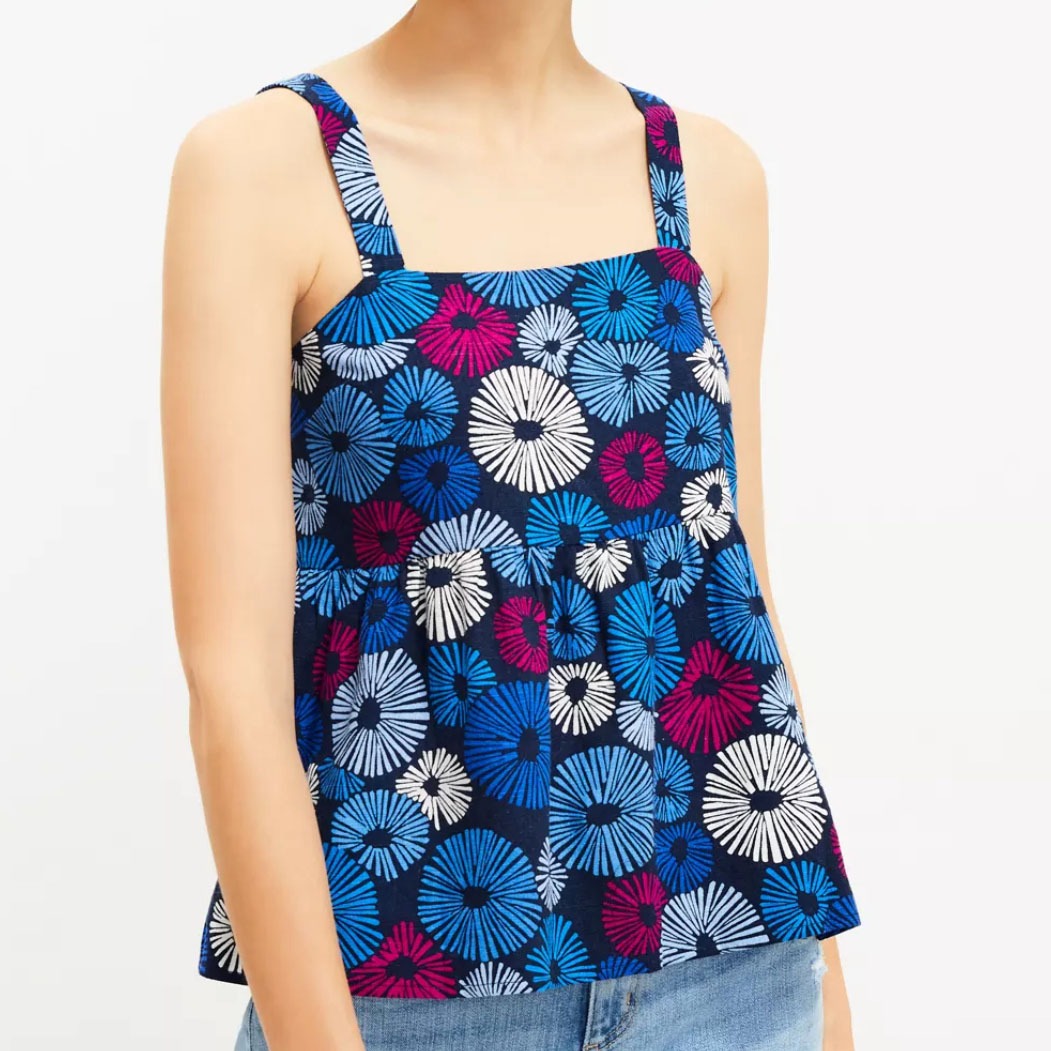 Firework Peplum Cami