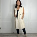 sleeveless trench for fall