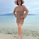 swimsuit cover-up brown