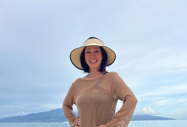 swimsuit cover-up brown